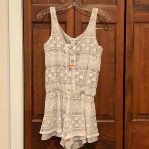 NWT Bar III White Romper